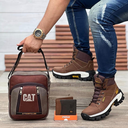 Botas CAT + Regalo exclusivo - Cartera + bolso