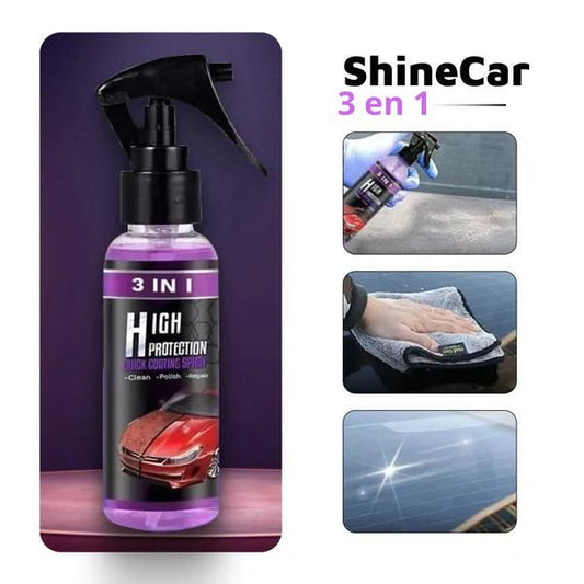 ShineCar - Spray de Recubrimiento Para Coches (Efecto Brillo Rápido) - 🎁 COMPRA 1 LLÉVATE 2